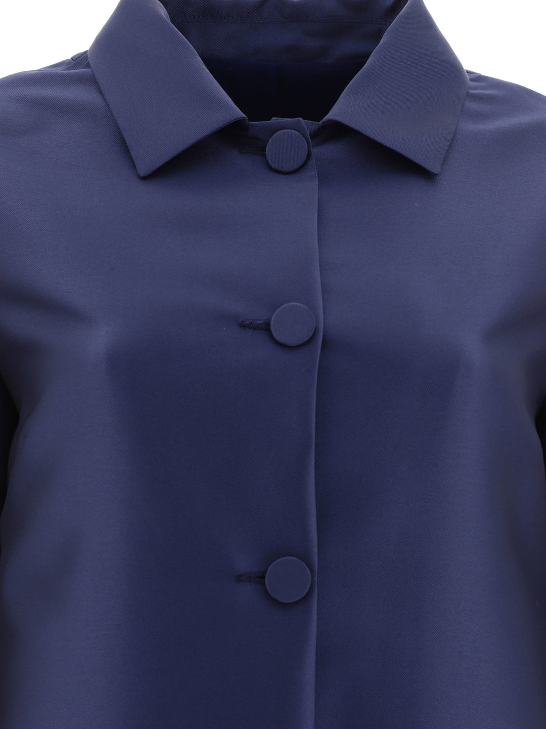 F.It Lighweight Single-Breasted Coat Jackets and Coats - Blue | 81e07dcefd4ddcd409fc87b3aed206f23d1ad5cd