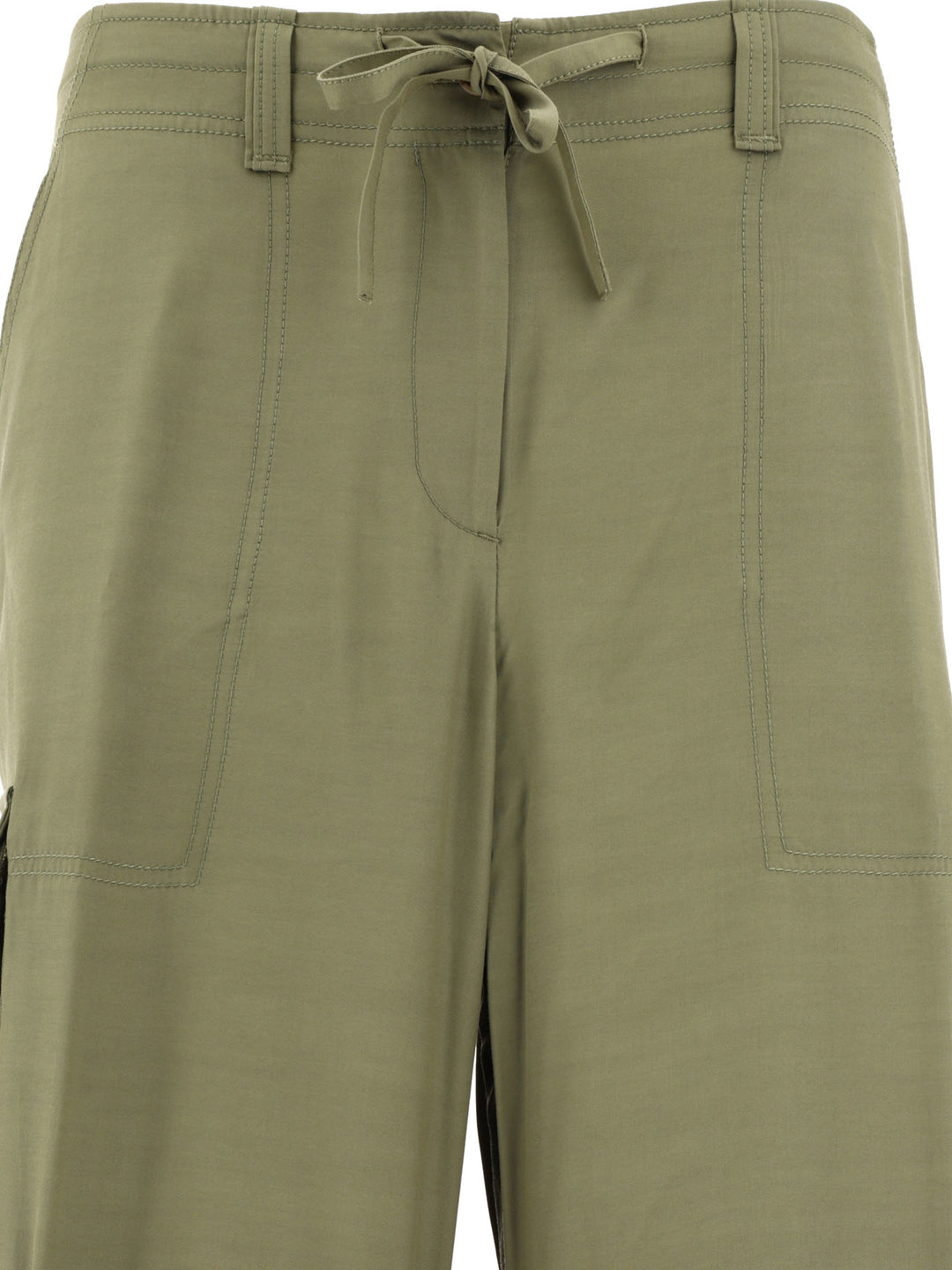Golden Goose Wide Cargo Trousers - Green | 0f096c3ae1397fffc99b4cfe0f33eaef75187933