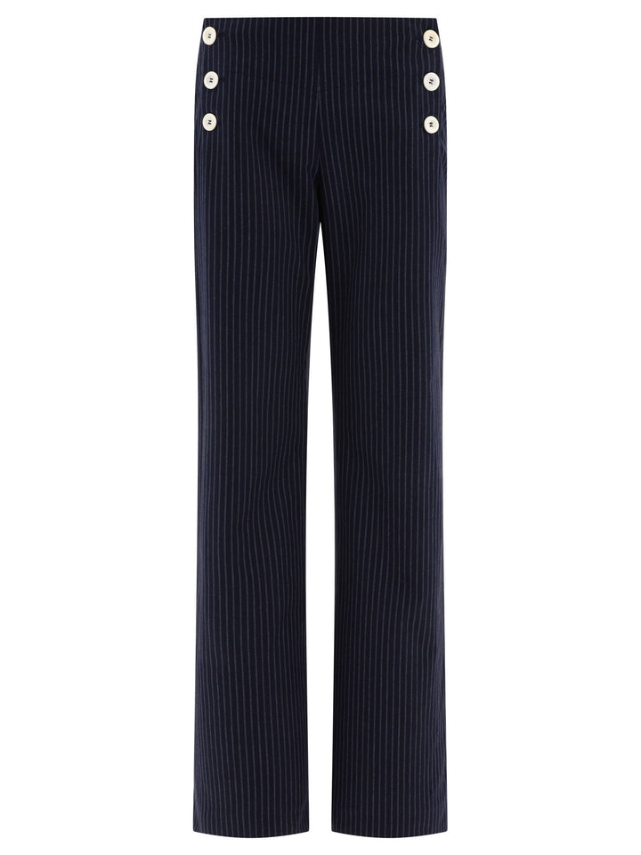Ines De La Fressange Gabriel Trousers - Blue | 7a46085946bed1f14fb0b2f62c69cc8864327709