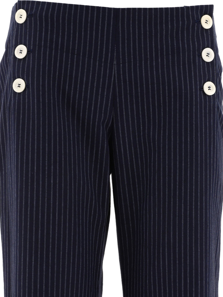 Ines De La Fressange Gabriel Trousers - Blue | a65cf5d56d260b374457882707ff3cd0e0e59ae7