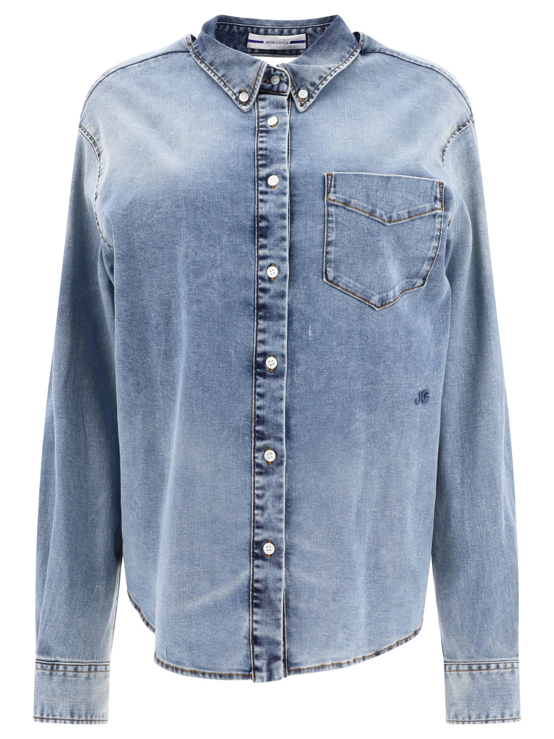Jacob CohëN Shirt With Cut-Out Shirts - Light blue | 9e1fd82c5f318322619022909ab2fccf28a00432
