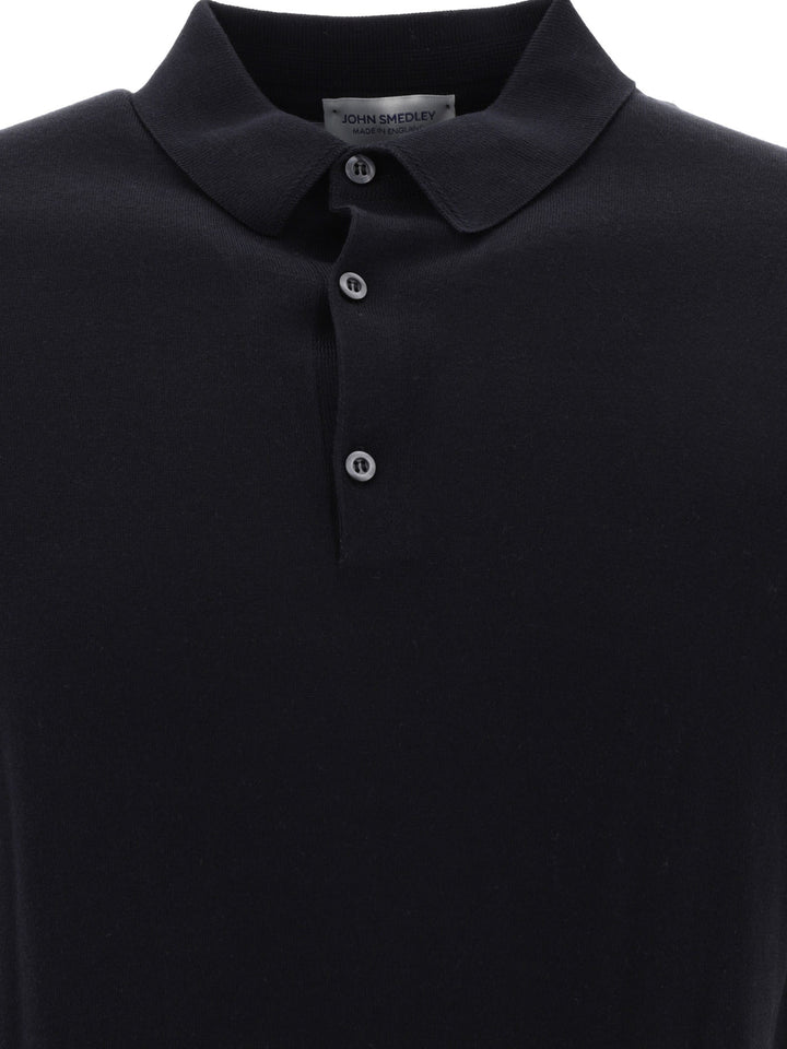 John Smedley Adrian Polo shirts - Black | 5e852591da6f6403b0d049dc99c6bb2132478849