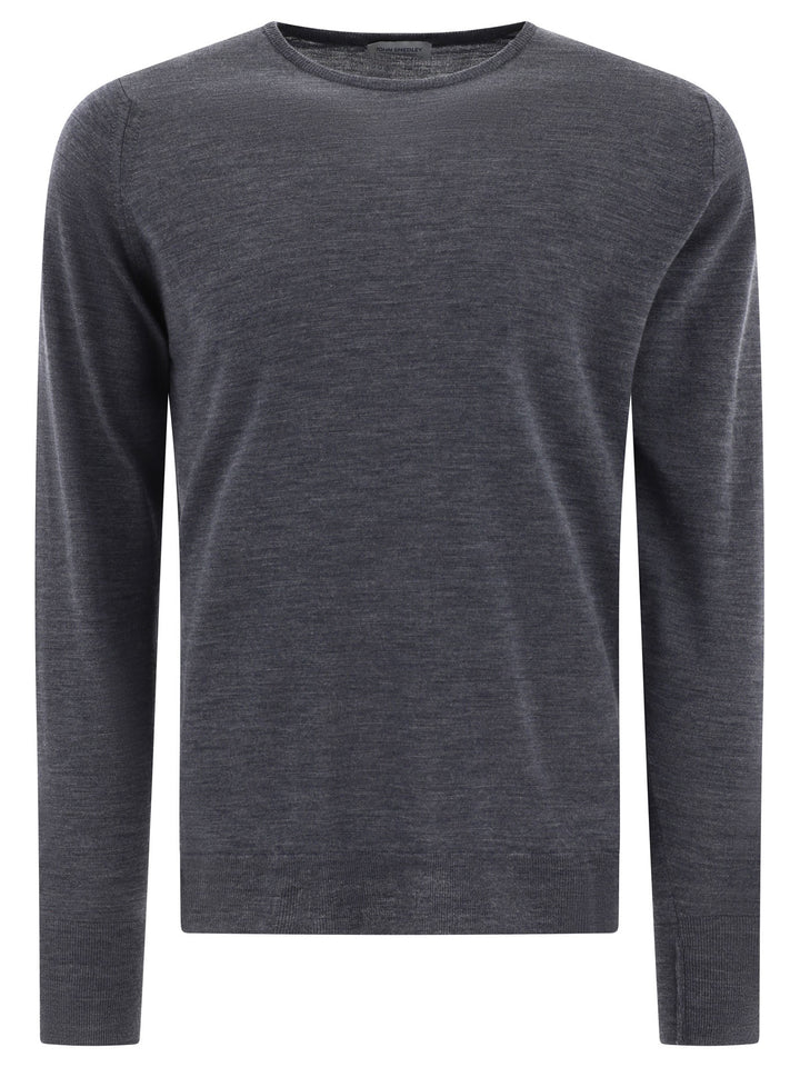 John Smedley Marcus Knitwear - Grey | 39b93bda0842a6474be09f668f6f0582645abc6f