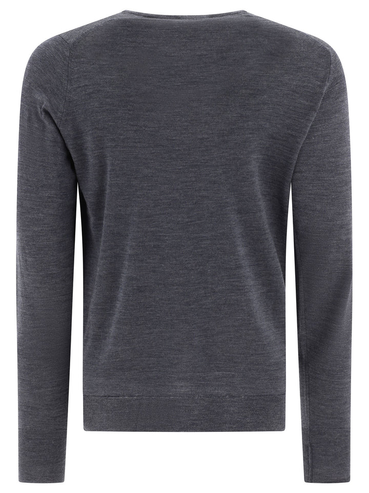 John Smedley Marcus Knitwear - Grey | 110d02327208ee0180bb7c9147033af4505535ad