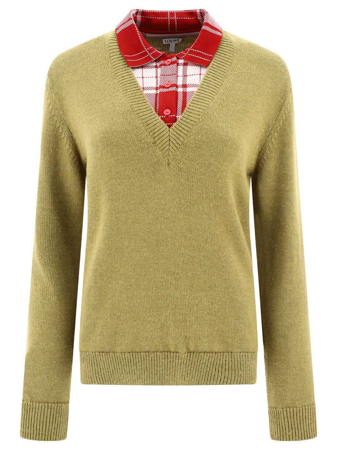 Loewe Trompe L Knitwear - Green | 64d0081f2e21461110b000f1546f7eda3c72cfcd