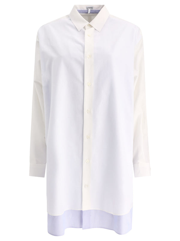 Double Layer Chemise Dress White