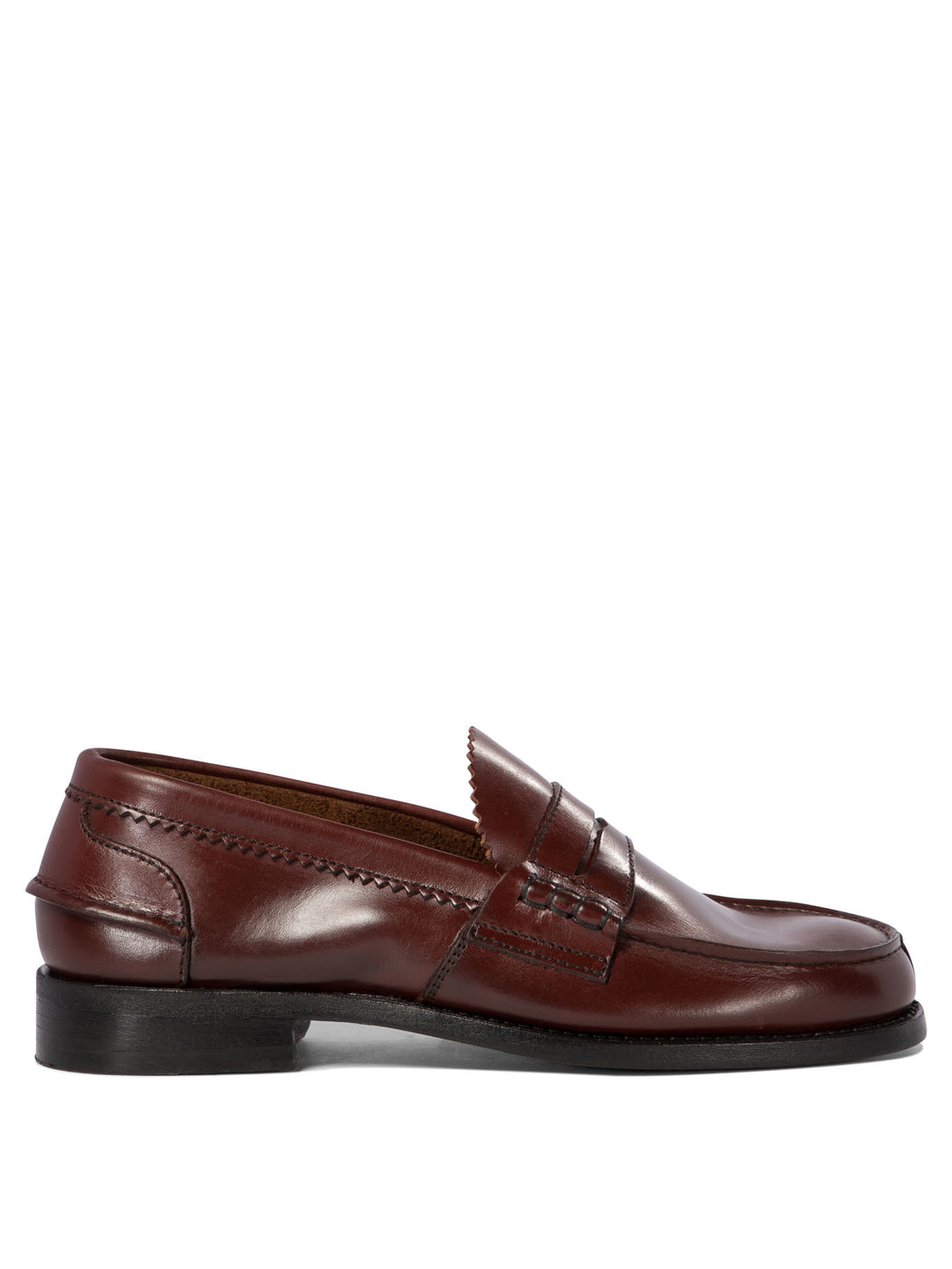 Saxone Of Scotland Arran Loafers & Slippers - Bordeaux | d2dacea6bb97c22e3c3d3e8689d318fb9479f159