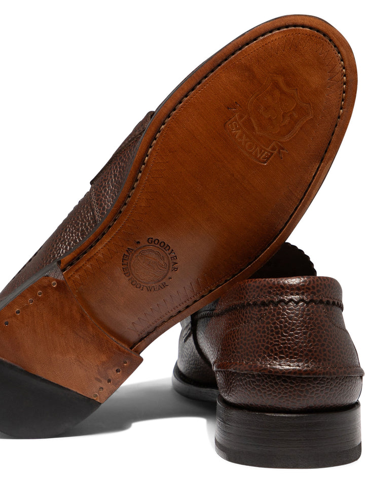 Saxone Of Scotland Arran Loafers & Slippers - Brown | b2f49252a7298a620616f059c9f9b57300231088
