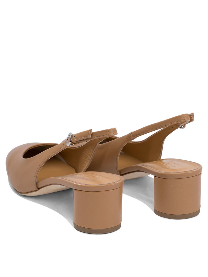 Aeyde Romy 45 Mm Heeled shoes - Beige | 5ac8ef91a33f02dc6f668485043932b1fa32c789