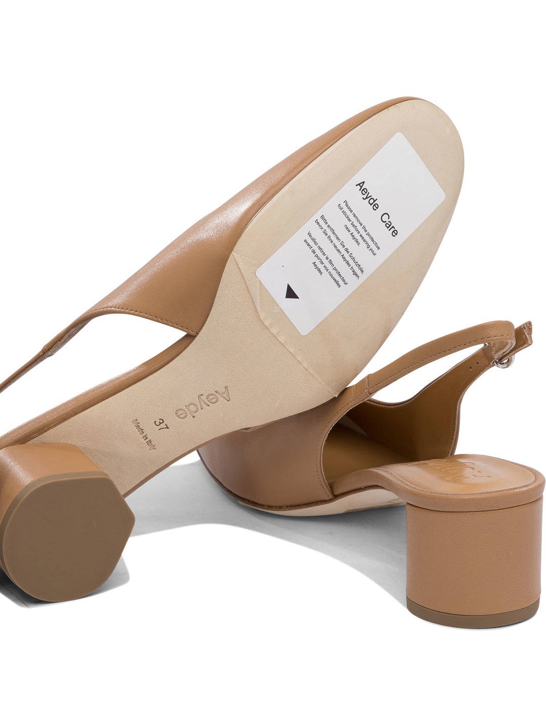 Aeyde Romy 45 Mm Heeled shoes - Beige | 5374837ddaccf3faa4859013366ab303afa9e79e