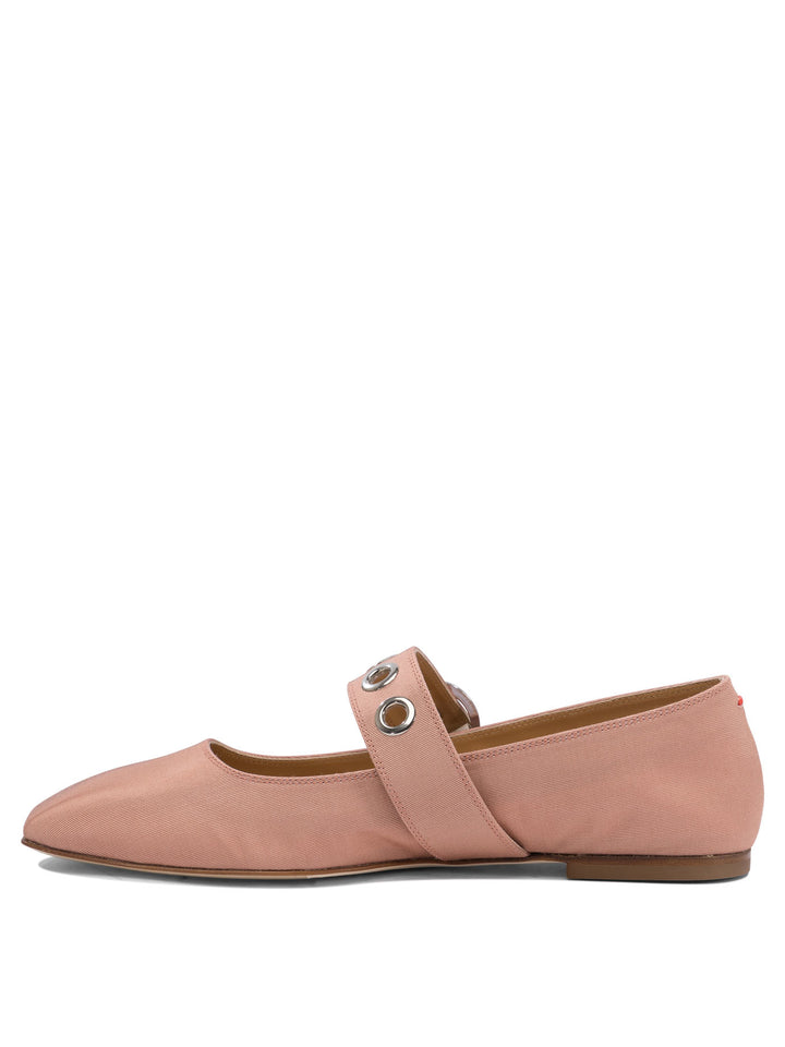 Aeyde Uma Eyelet Ballerinas - Pink | dfee98728da665528049eefd20f158faa15a22a1