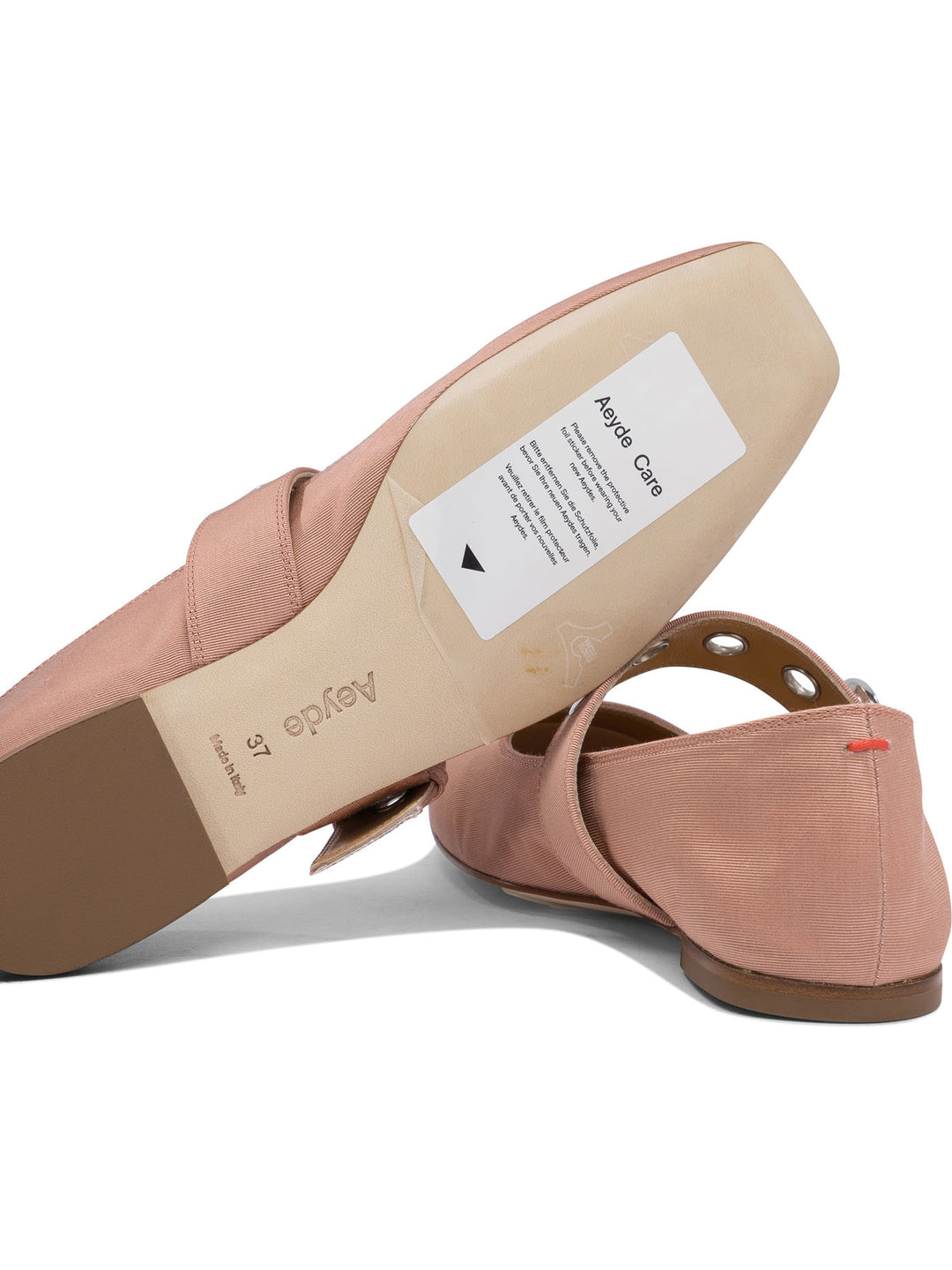 Aeyde Uma Eyelet Ballerinas - Pink | e0439eefa8cbc32e6f7bec63ebde43d71dfab262