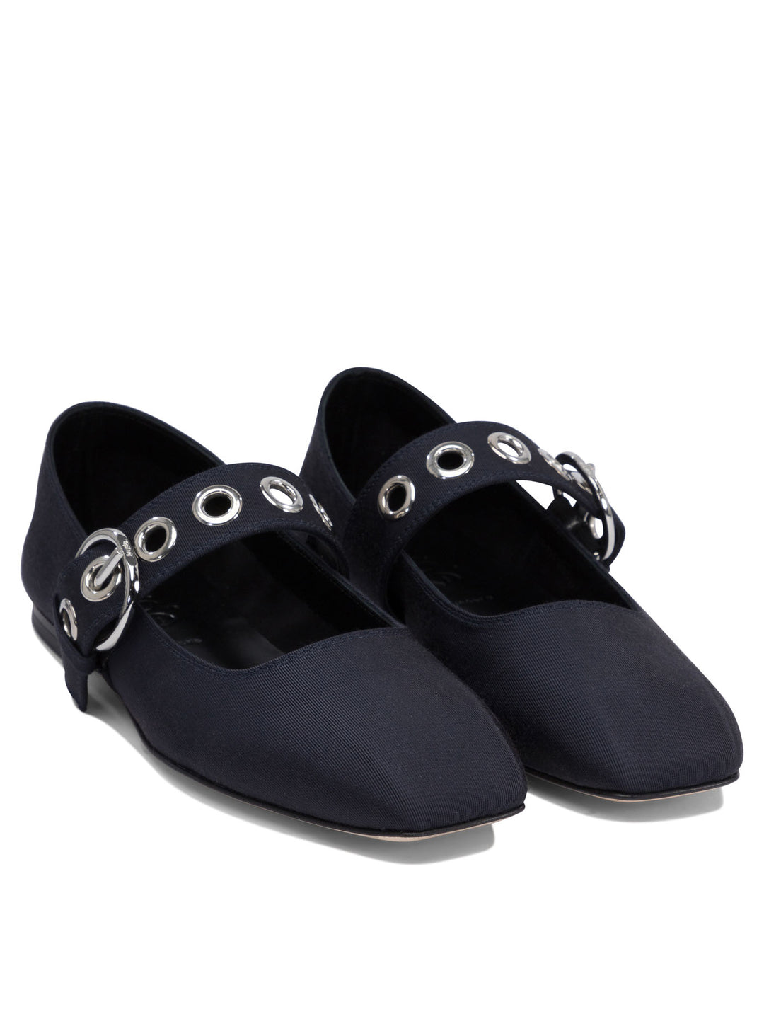 Aeyde Uma Eyelet Ballerinas - Blue | aee97673e241464fb22b289b2aaaad3ef334db14