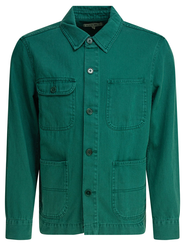 Alex Mill Work Overshirt Jacket Jackets and Coats - Green | 08bd2aa95aa5713af02e1b1cd1a463ad0446d9d5