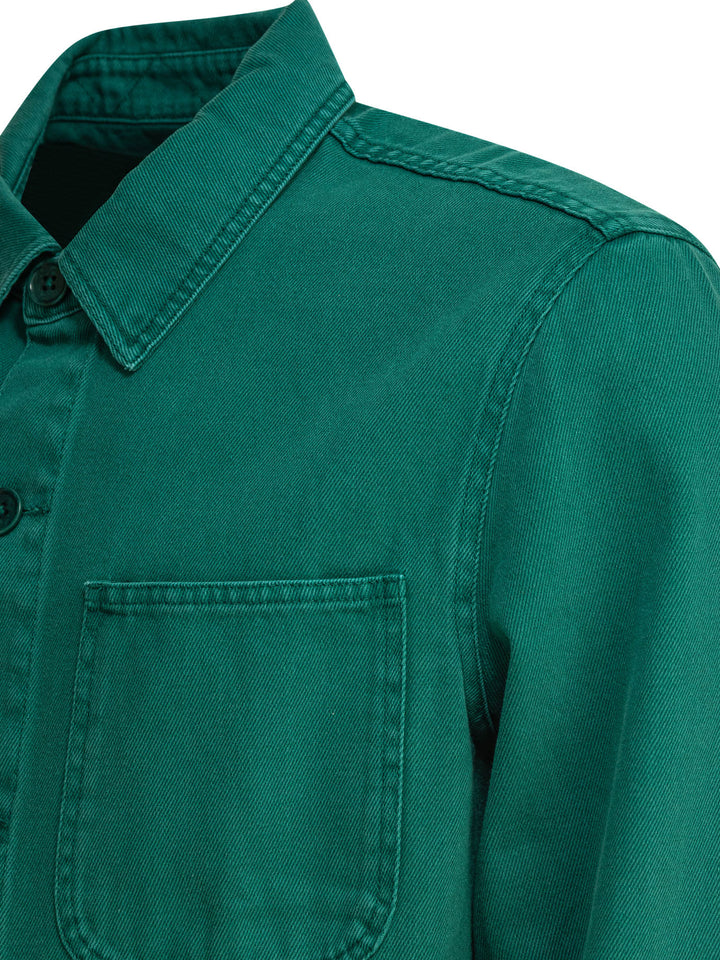 Alex Mill Work Overshirt Jacket Jackets and Coats - Green | 18a1926e662256744b2a9a1d691c9d984f373989