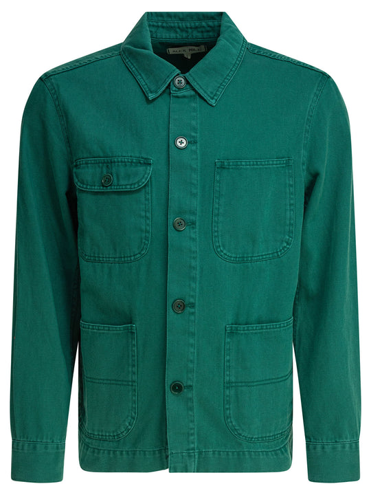 Work Overshirt Jacket Jackets And Coats Green