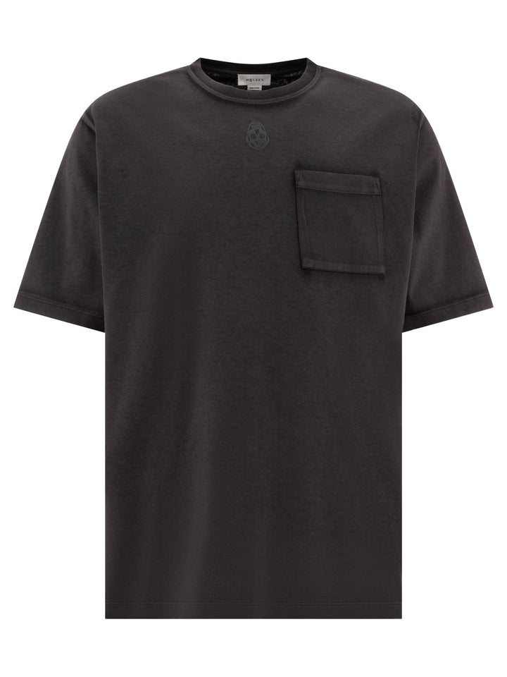 Alexander Mcqueen  T-shirts - Black | 7b7d67653d05dfa19f1181026098f986c15cd125