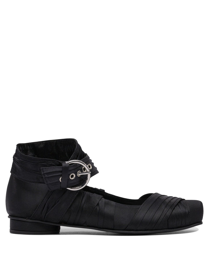 Alohas Volant Ballerinas - Black | 8bed963e381cc160a38e9eea36b5830ae57bca07