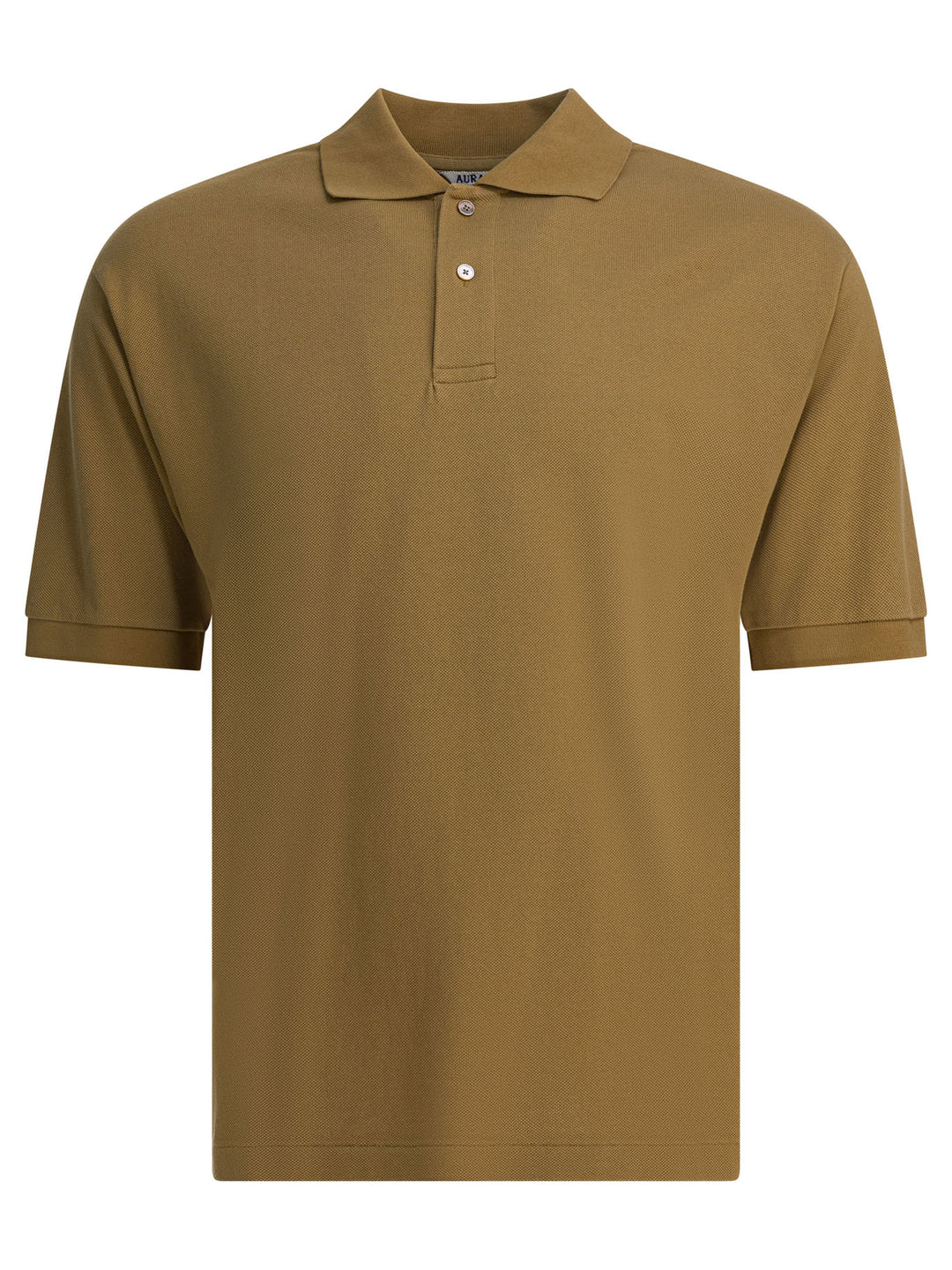 Auralee Heavy Cotton Polo Shirt Polo shirts - Beige | 5ddda177988e5a8191f151bdc62a29e372572126