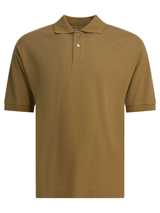Heavy Cotton Polo Shirt Polo Shirts Beige