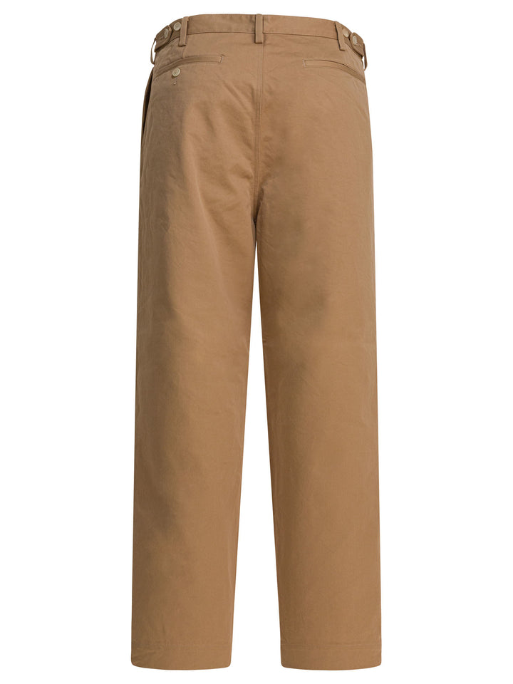 Auralee Finx Trousers - Brown | 8a2d4047b08b2e39c314c084b9ce09ffac0d83fd