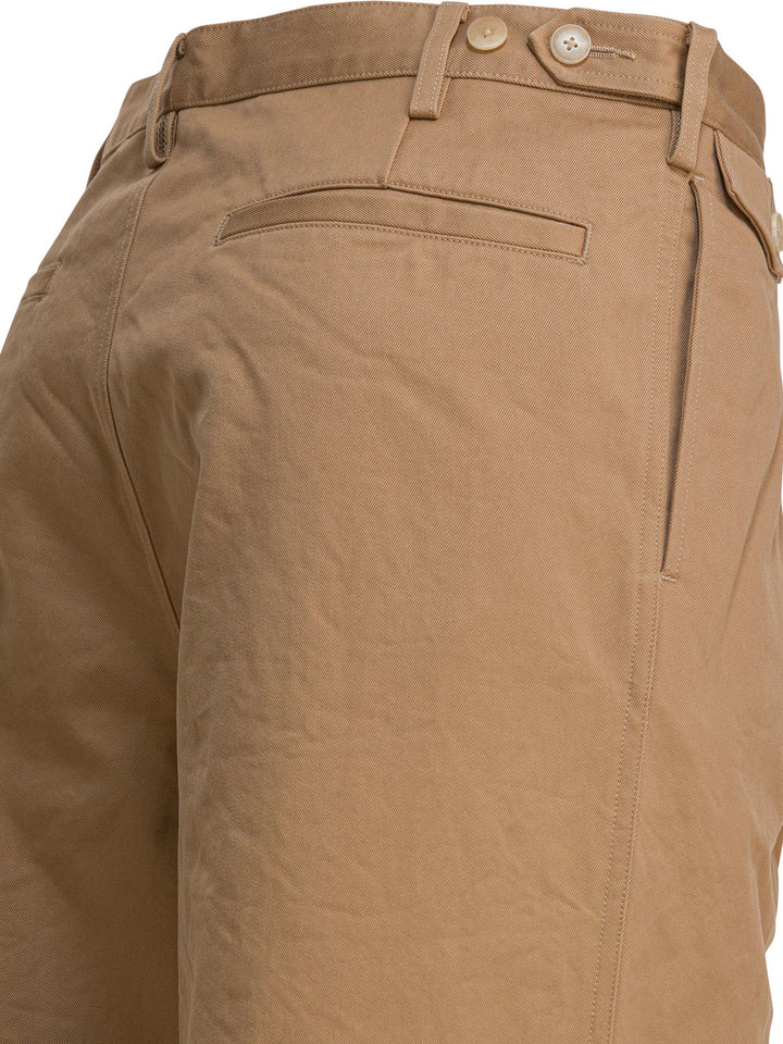 Auralee Finx Trousers - Brown | e903eeb3ba9c592057a895a5a2cdb7fd9f0b0ac7