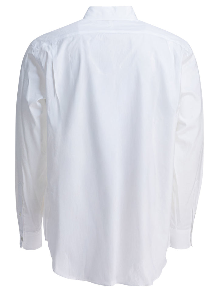 Auralee Cotton Shirt Shirts - White | eb189607eaec9585810244c96eb4ec97c5147c11