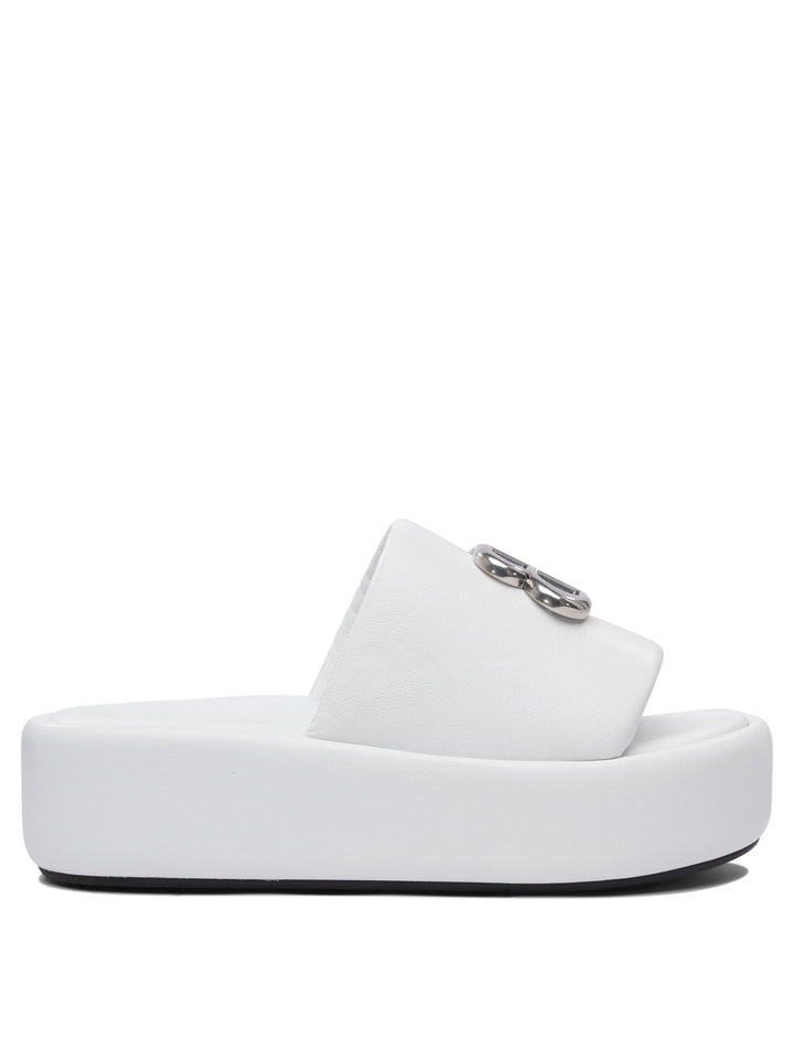 Balenciaga Rise Sandals - White | 735743261187efa2f4b83498a37943d19e37f5e8