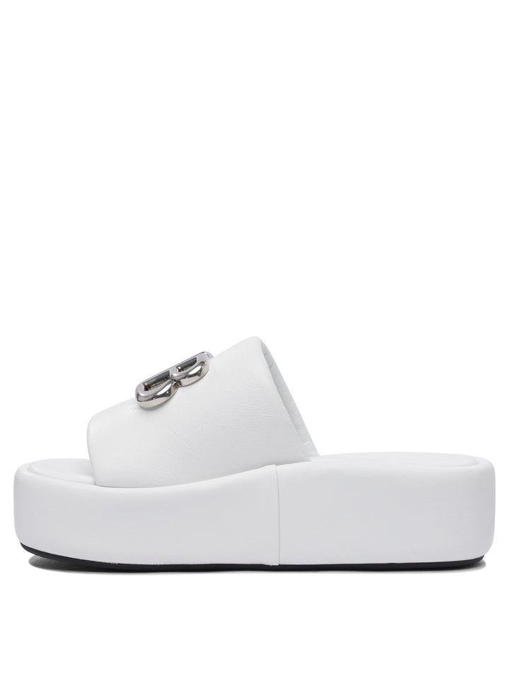 Balenciaga Rise Sandals - White | faea08ec6aa5415135911c3bb5805bb463356d26