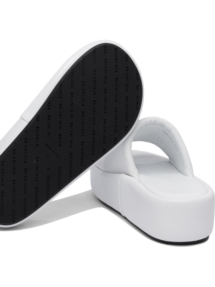 Balenciaga Rise Sandals - White | ff28b4e66622225fb8d9119f1aa1f81f5387ec86