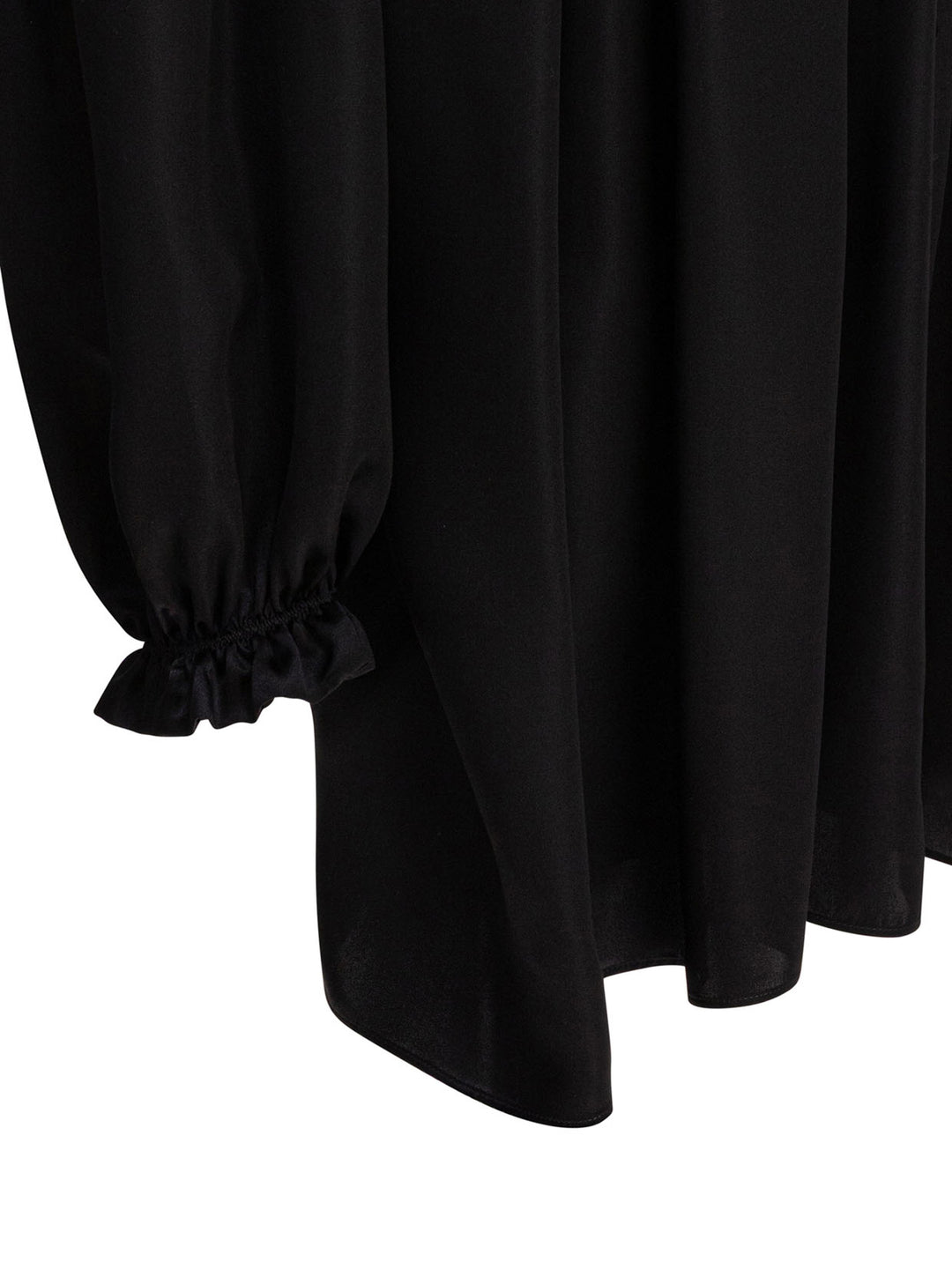 Balenciaga Lace-Up Blouse Shirts - Black | 13228c530ecd6f0ef51bc7716cd2d70eca8f33ad