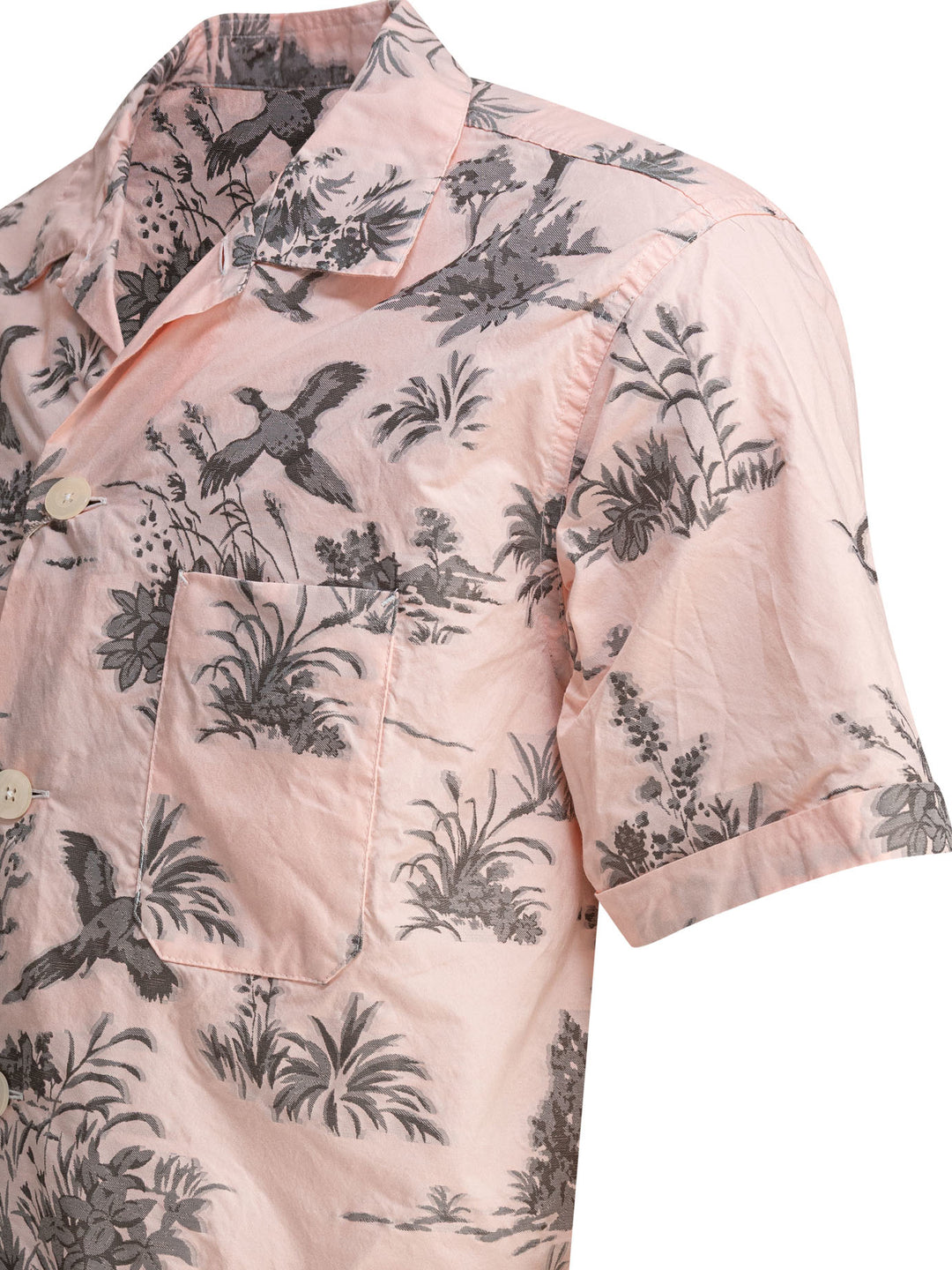 Beams Plus Beach Shirts - Pink | b54fd2adbe74c5485370ad60092251004e0d9195