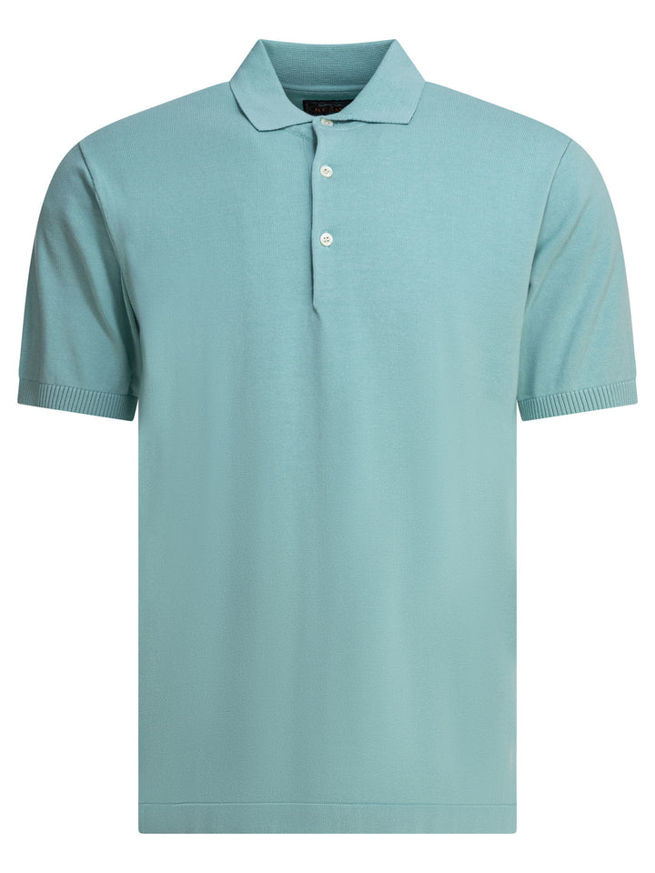Beams Plus 12g Polo shirts - Light blue | 8a68f3d67369a6da8ea02af0261ecdc2bd88801b