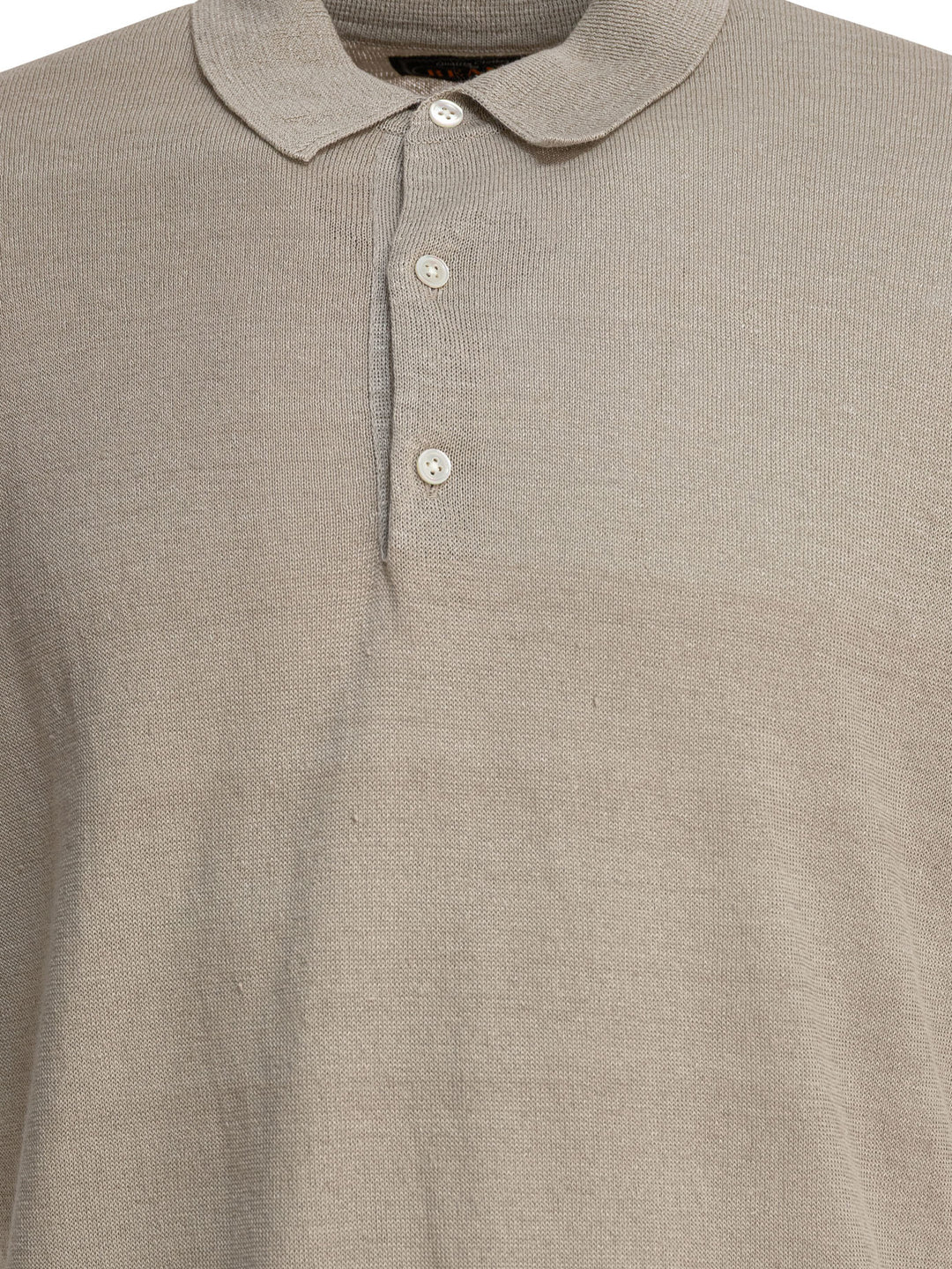 Beams Plus Hemp Polo Shirt Polo shirts - Grey | e32b67ffdf0e759747309a77aad9a3a51d2210b9