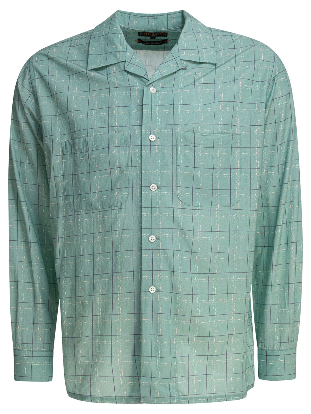 Beams Plus Camp Collar Shirt Shirts - Green | c9bb573ea10ac310cf87ea21d9083e712dbf9b94