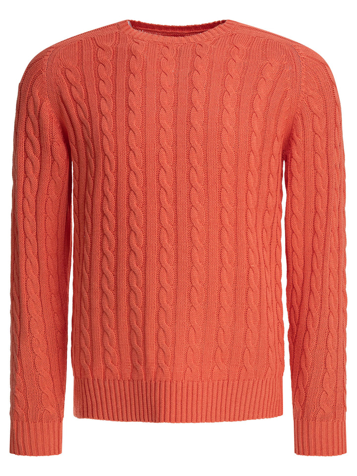 Beams Plus Linen And Cotton Sweater Knitwear - Pink | cf2773eeb49a4859bdbe360954075f9332213aee