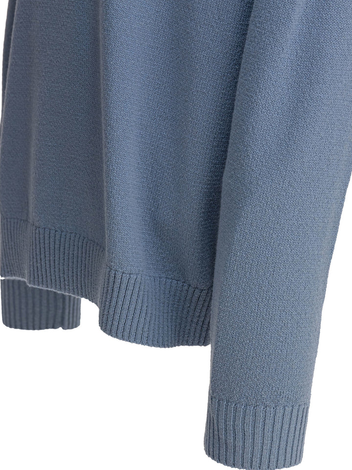 Beams Plus Lily Yarn Knitwear - Light blue | ed310074007971ccd7398032aef20ac132003930