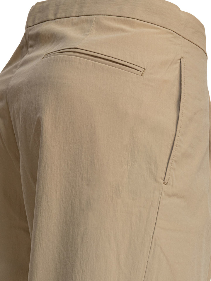 Beams Plus Travel Comfort Trousers - Beige | 1533332fa525ede50e5441e84482eadec5c55e08