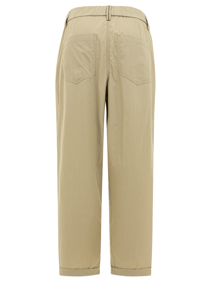 Brunello Cucinelli  Trousers - Beige | f8b97f3ededf3e635b8cc114d87b14027dcedf19