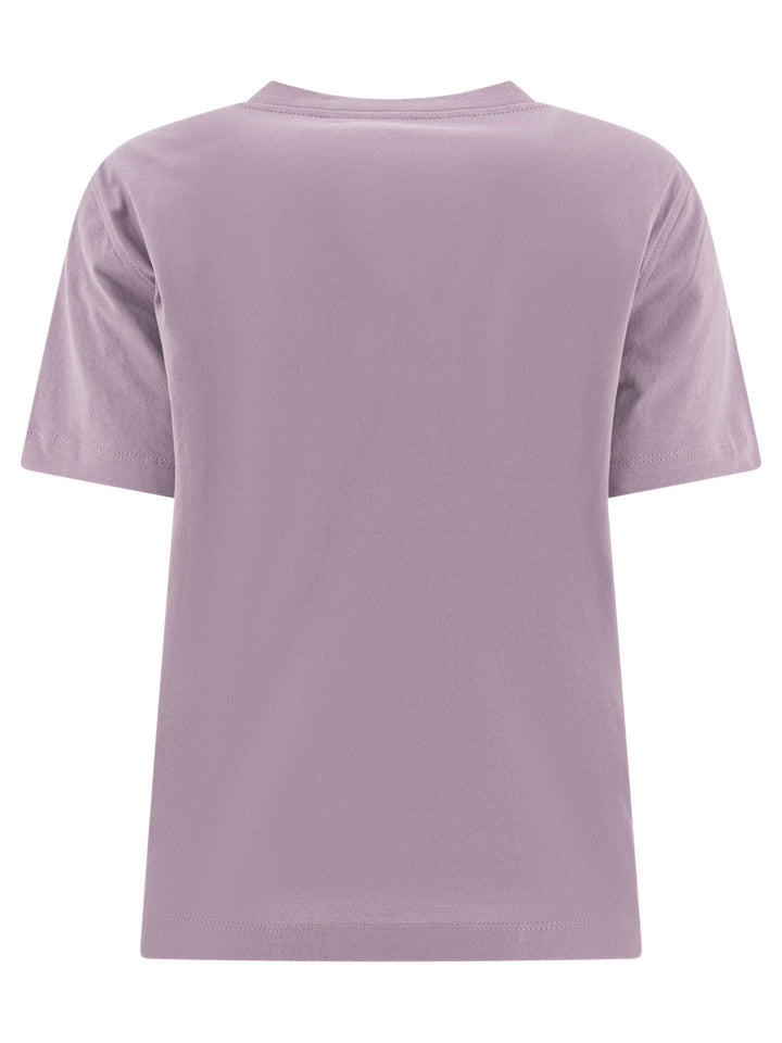 Brunello Cucinelli Cotton Jersey T-Shirt With Shiny Pocket Detail T-shirts - Purple | bc2cbca17b318b7cde642efc0119294fe4d35629