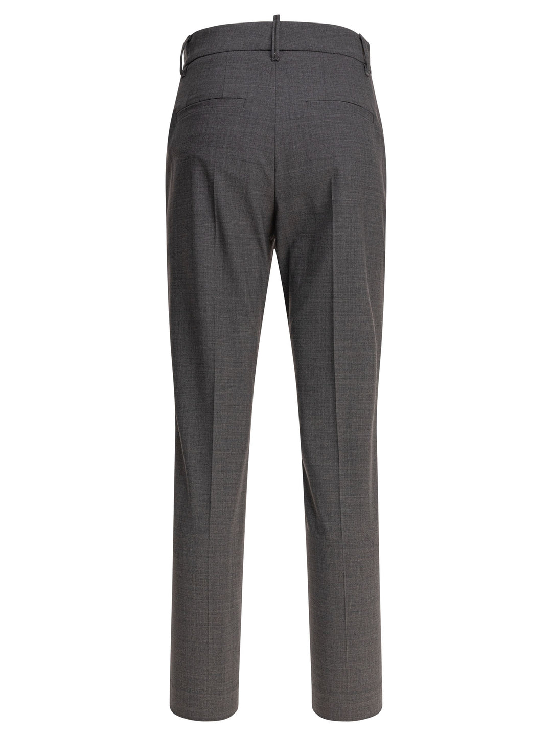 Brunello Cucinelli Wool Pants Trousers - Grey | 04e1cffe57d3a1e74274661b4ea8a6fb81da3d97