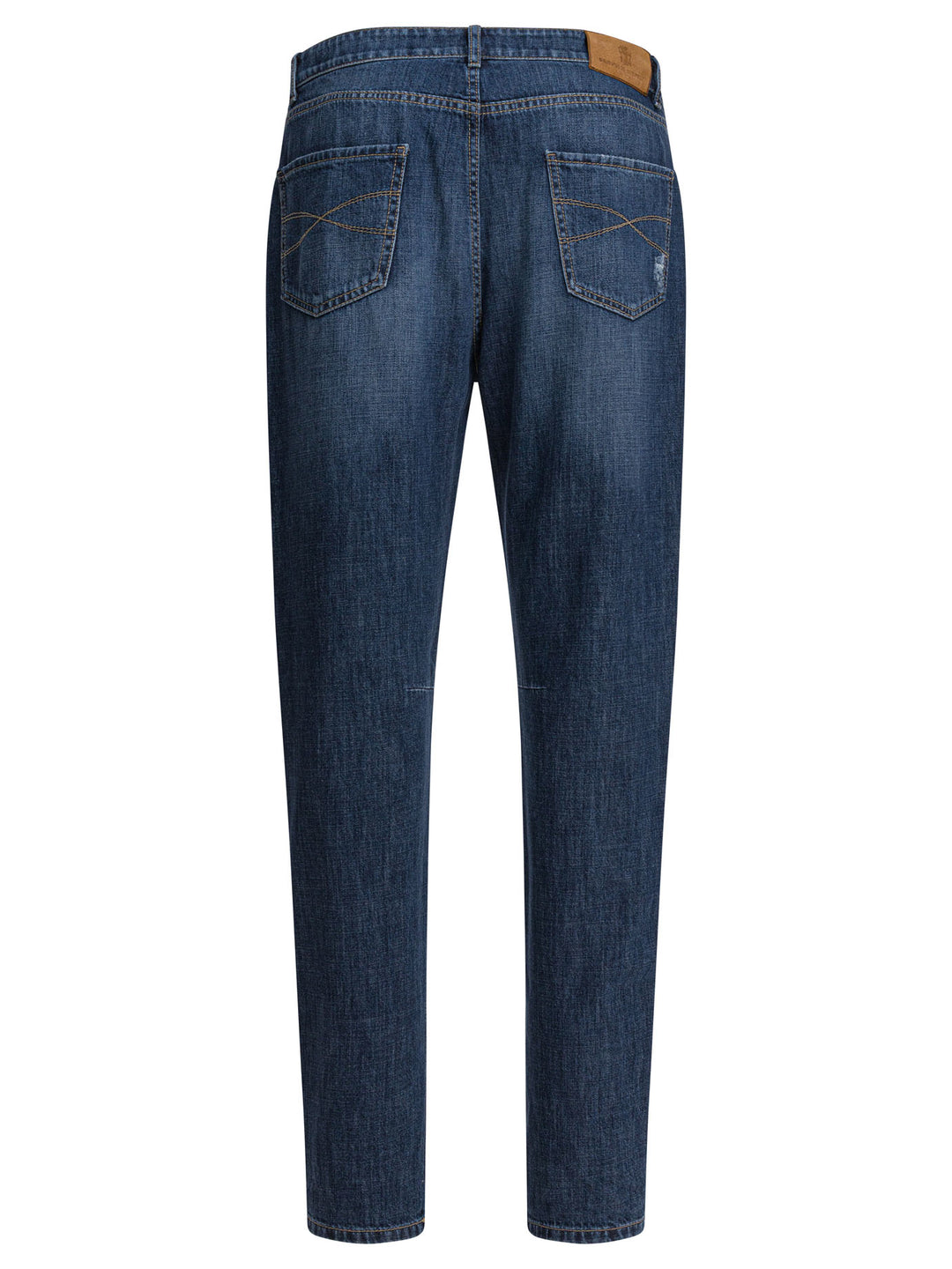 Brunello Cucinelli Five-Pocket Leisure Fit Jeans - Blue | 263a43dbb1b51fa95d0df710d146d5156b6bd7c6