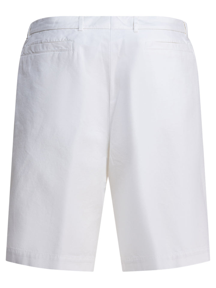 Brunello Cucinelli Cotton Gabardine Bermuda Shorts - White | f49dec5150018a118a71cbd2e1b1f0eac4c941dd