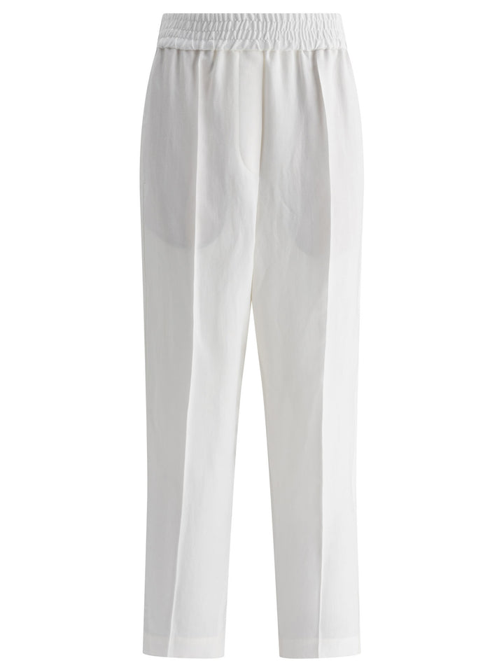 Brunello Cucinelli  Trousers - White | 21abe330e5bf70c933ba94e1fe368569e7d828ae