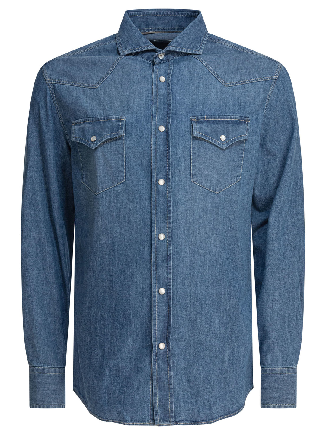 Brunello Cucinelli  Shirts - Blue | c00b6dbed9602df3caf479ce0526705f777d3f16