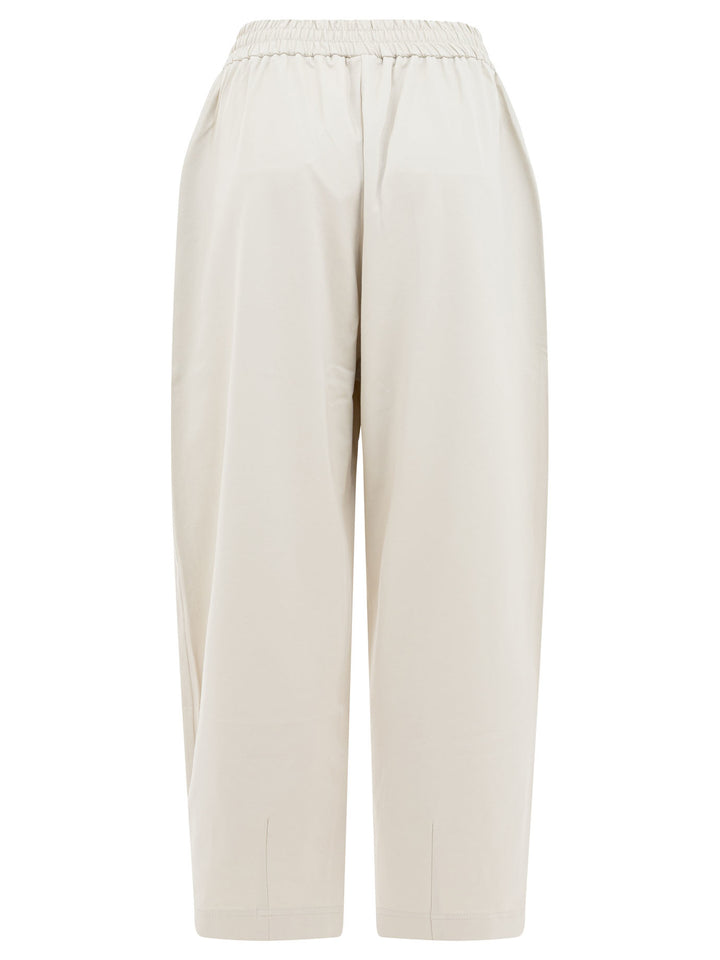 Brunello Cucinelli Track Trousers - White | faace48f6ebaa7e577900b1d0fae8bf707748a03