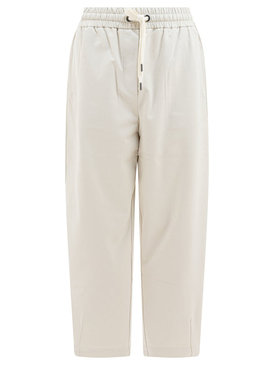 Track Trousers White