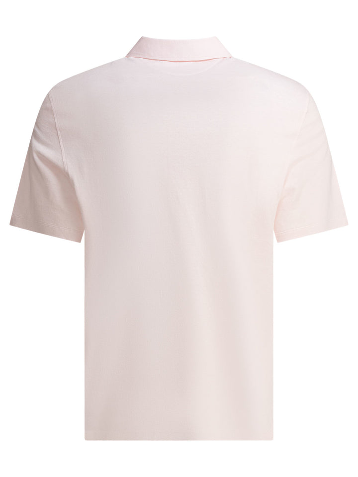 Brunello Cucinelli Cotton And Linen Pique Polo Shirt Polo shirts - Pink | 9385d45c56452db8a37189005ea8c10155ba6b58