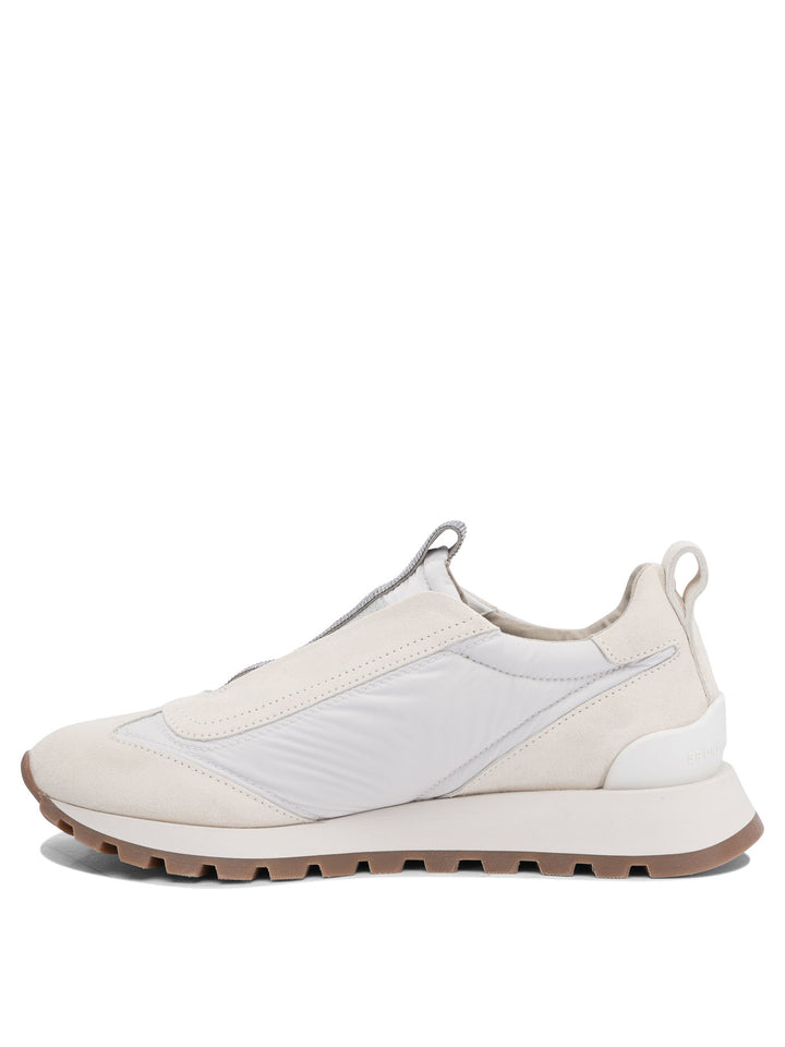 Brunello Cucinelli Runners Sneakers & Slip-On - White | 6a4740840e4a4acbe58872a344cf68cee76667c5