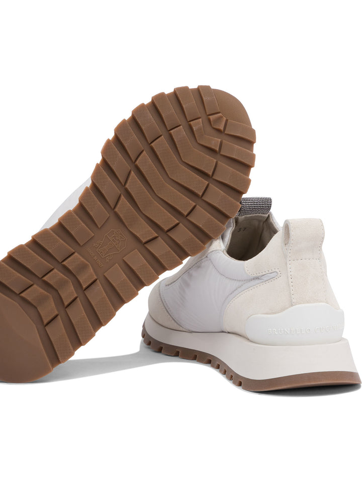 Brunello Cucinelli Runners Sneakers & Slip-On - White | 3e1e2301f732cc9bbb8bf99c04e69dbaa6d665b4